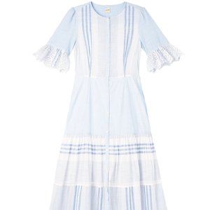 NWOT Rebecca Taylor La Vie Variegated Stripe Dress